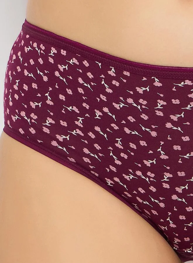 Clovia Clovia Set of 3 - Mid Rise Printed Hipster Panties