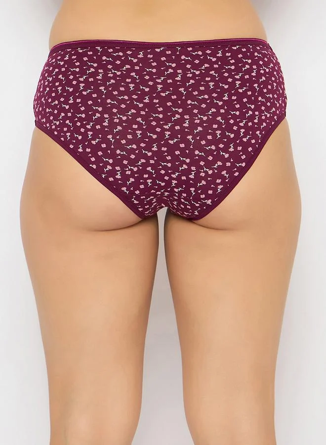 Clovia Clovia Set of 3 - Mid Rise Printed Hipster Panties