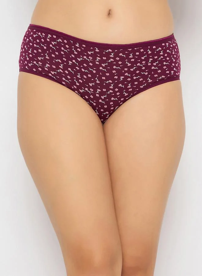 Clovia Clovia Set of 3 - Mid Rise Printed Hipster Panties