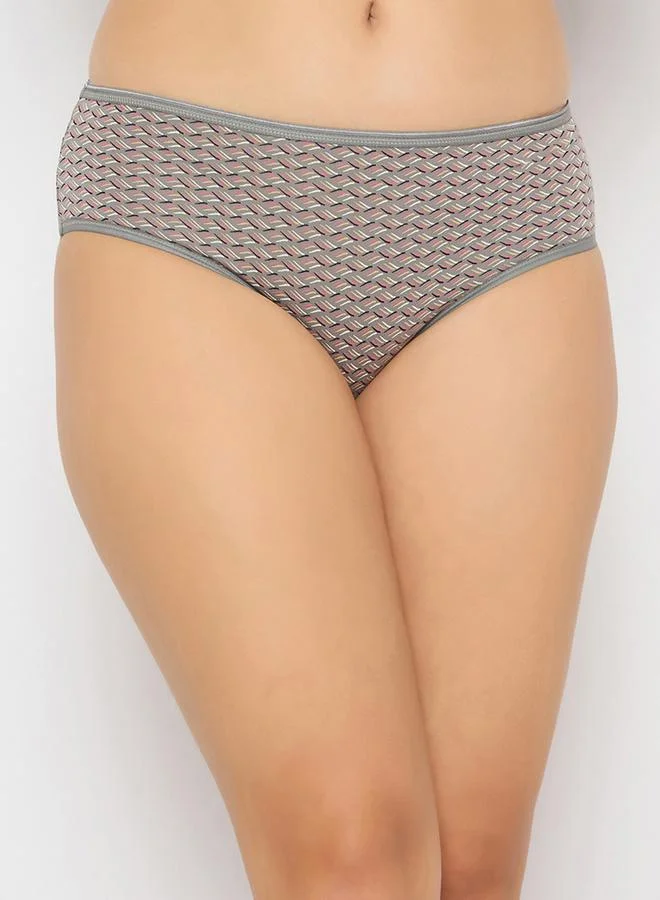 Clovia Clovia Set of 3 - Mid Rise Printed Hipster Panties