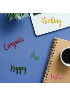Patelai 16 Pieces Cutting Dies Word Dies For Card Making Celebration Embossing Script Die Stencils For Diy Scrapbook Card Making Supplies (Charming Style)  - Image 5