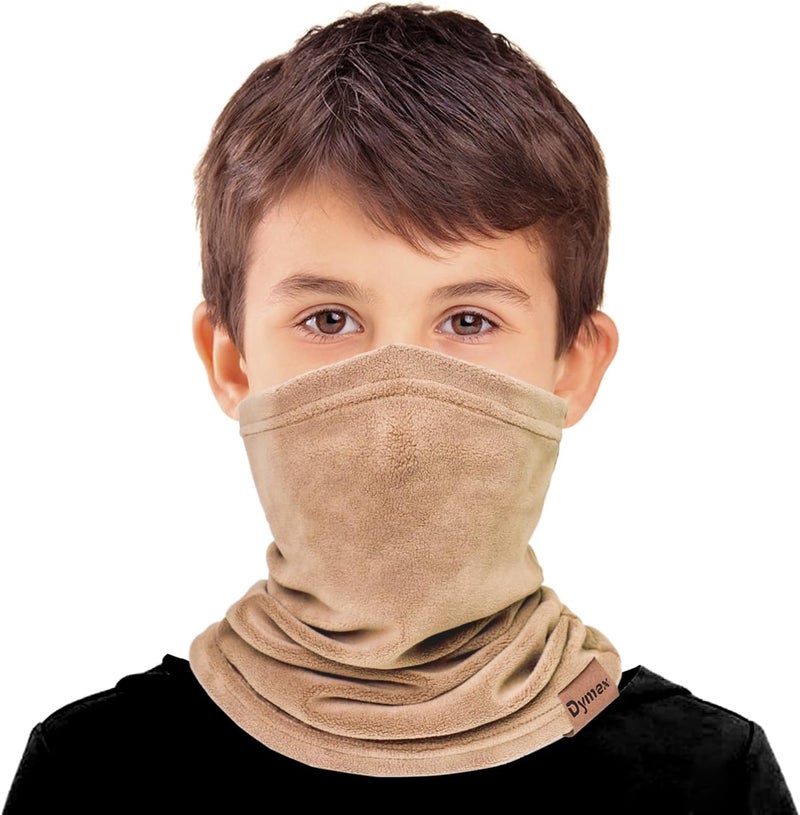 Dymex 2 PCS Kids Neck Warmer Gaiter Winter Fleece Neck Cover Balaclava Windproof Face Cover Mask for Ski Motorcycle - Image 2