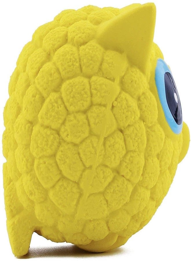 DOGTOWN Non-Toxic Soft Latex Interactive Training Fetch and Play Squeaky Owl Bouncing and Floating Chew Toy for Puppy and Dogs (Small) - Image 3