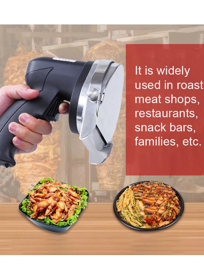 Handheld Electric Kebab Cutter 304 Stainless Steel 0-8mm Turkish   Barbecue Meat Slicer Professional Cutting Machine  - Image 5