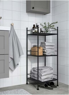co arma Metal organizing shelving unit, black, 96*40 CM  - Image 1