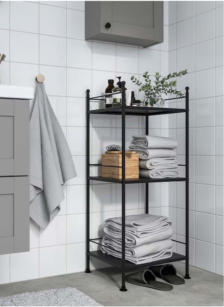 co arma - Metal organizing shelving unit, black, 96*40 CM - Image 1