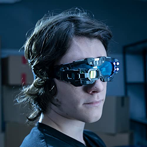 SpyX / Night Mission Goggles - Spy Kids Goggles Toy + LED Light Beams + Flip Out Scope. Adjustable Spy Lens/Glasses/Eyewear Toy Gadget for Junior Secret Agent Role Play in The Dark - Image 3