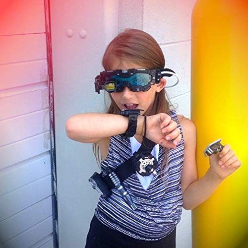 SpyX / Night Mission Goggles - Spy Kids Goggles Toy + LED Light Beams + Flip Out Scope. Adjustable Spy Lens/Glasses/Eyewear Toy Gadget for Junior Secret Agent Role Play in The Dark - Image 4