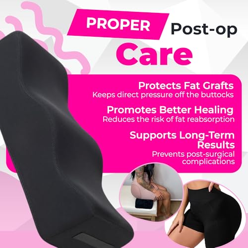 bombshell booty pillow BBL Pillow Kit After Surgery Sitting, Almohada BBL Kit After Surgery Lifting Cushions with Ab Board Post Surgery Tummy Tuck, Lipo Foams Lipo Back Board Post Surgery, Booty Pillow Butt Cushion - Image 4