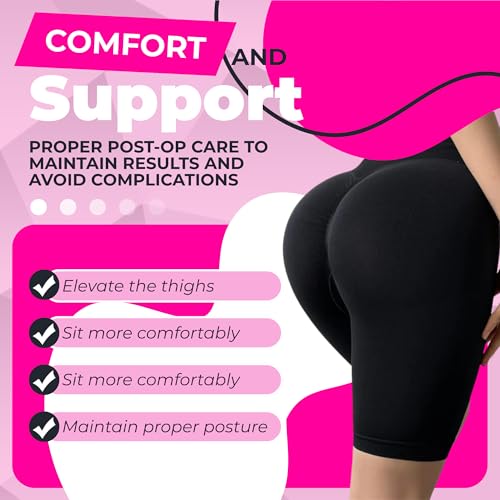 bombshell booty pillow BBL Pillow Kit After Surgery Sitting, Almohada BBL Kit After Surgery Lifting Cushions with Ab Board Post Surgery Tummy Tuck, Lipo Foams Lipo Back Board Post Surgery, Booty Pillow Butt Cushion - Image 5