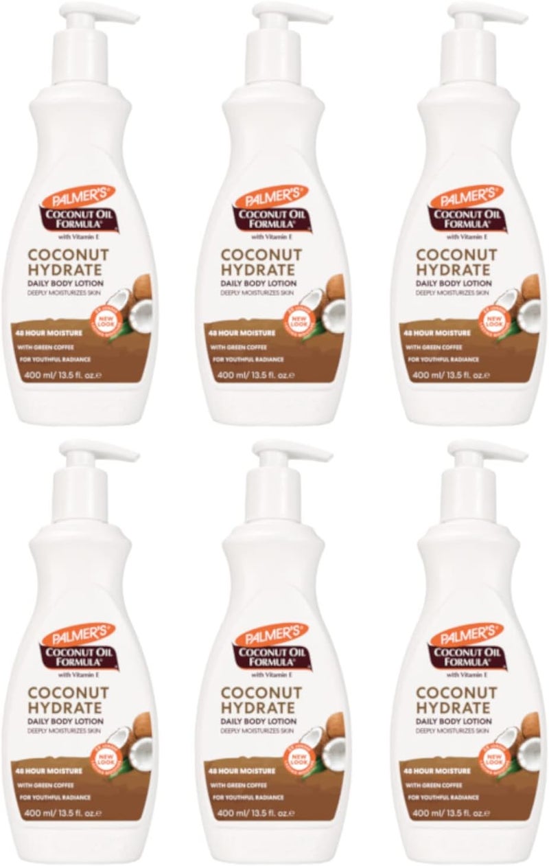Palmers Palmers Coconut Oil Body Lotion 135 Ounce Pump 399ml 6 Pack