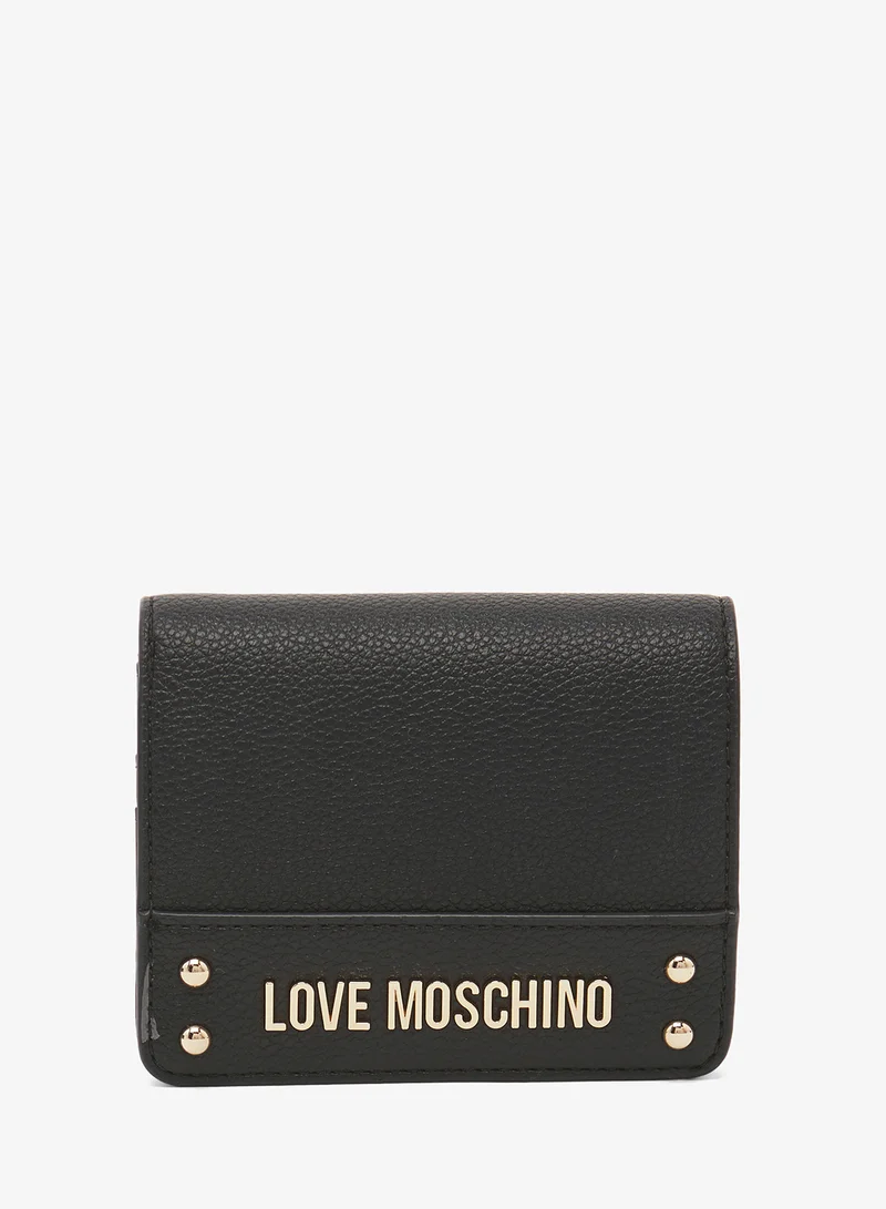 Love Moschino Logo bi fold wallet