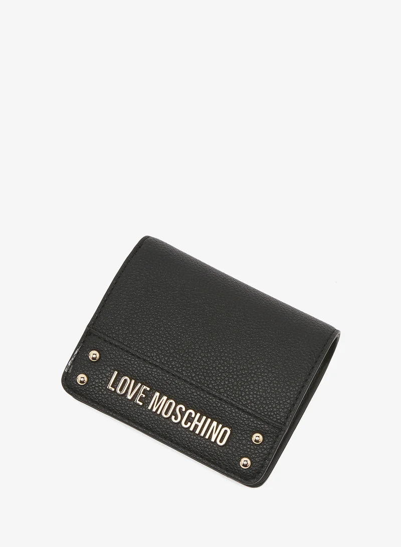 Love Moschino Logo bi fold wallet