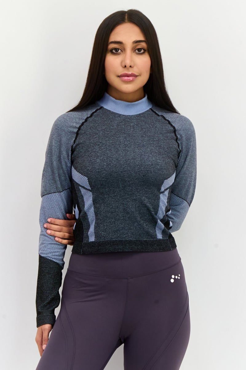 Hummel Women Sportswear Fit long Sleeve Outdoor Sweatshirt, Multicolor - Image 1