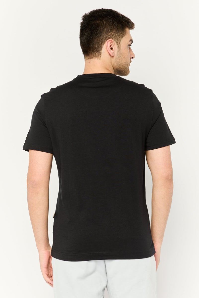 PHILIPP PLEIN Plein Sport Men Sportswear Fit Short Sleeve Outdoor T-Shirt, Black - Image 4