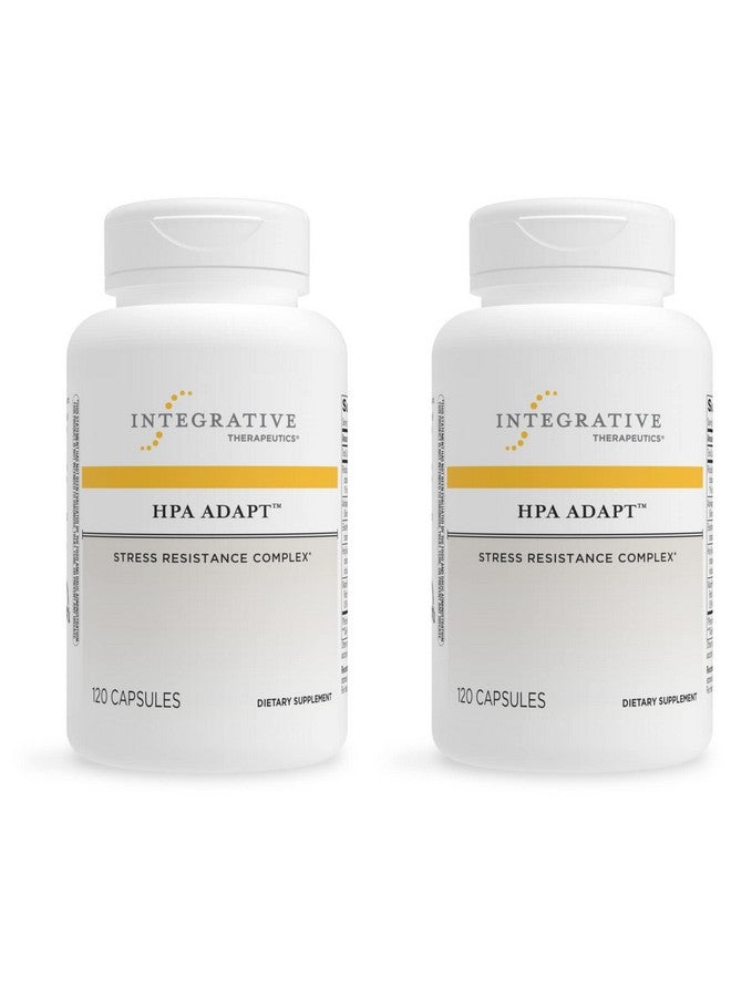 Integrative Therapeutics HPA Adapt - Supports Healthy Stress Response* - with Ashwagandha, Maca, Holy Basil & Rhodiola - Gluten Free - Soy Free - 120 Vegan Capsules - 2 Pack - Image 1