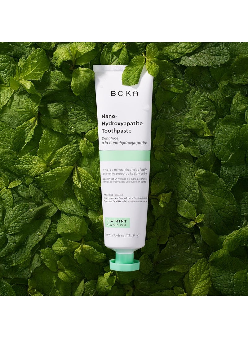 BOKA Nano Hydroxyapatite Toothpaste Ela Mint Flavor, 4 fl oz - Image 5