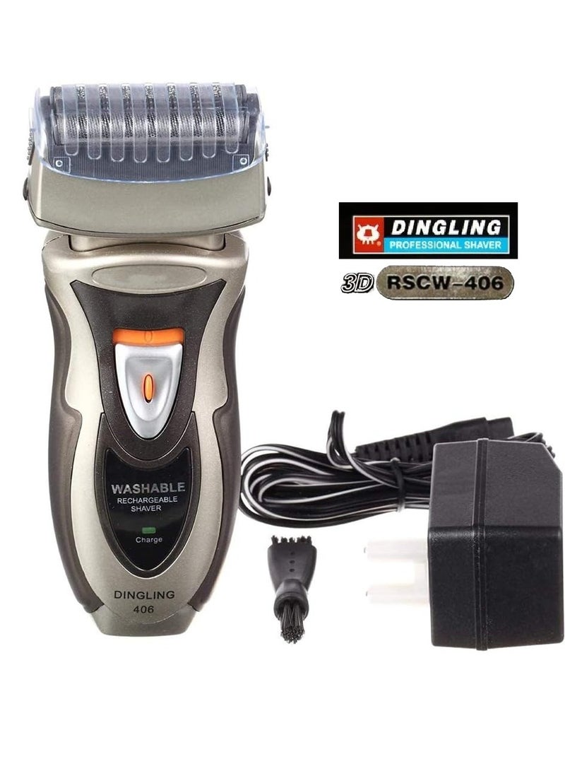 دينجلينج RSCW-406 ماكينة حلاقة احترافية كهربائية بجودة عالية مقاومة للماء للتنعيم والتشذيب للاستخدام الجاف والرطب - Image 5