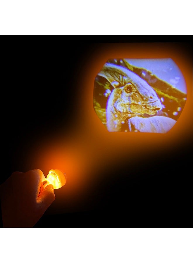 JURASSIC WORLD RMS Jurassic World Flashlight Projector for Kids – Portable Dinosaur Image Projector Toy with Realistic Prehistoric Scenes – Dino Night Light & Learning Toy – Gift for Boys & Girls Ages 3+  - Image 4