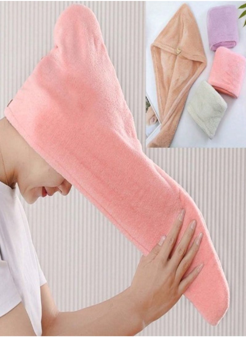 Shein 1pc Fiber Hair Towel Multicolor  - Image 1