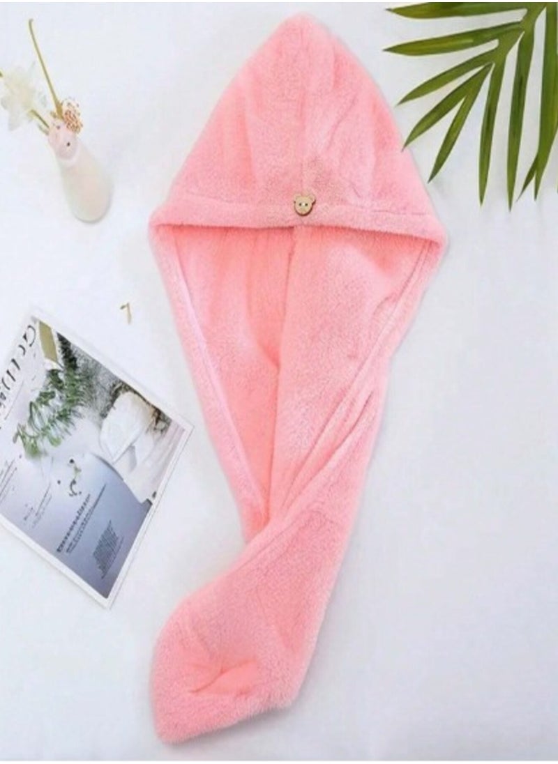 Shein 1pc Fiber Hair Towel Multicolor  - Image 2