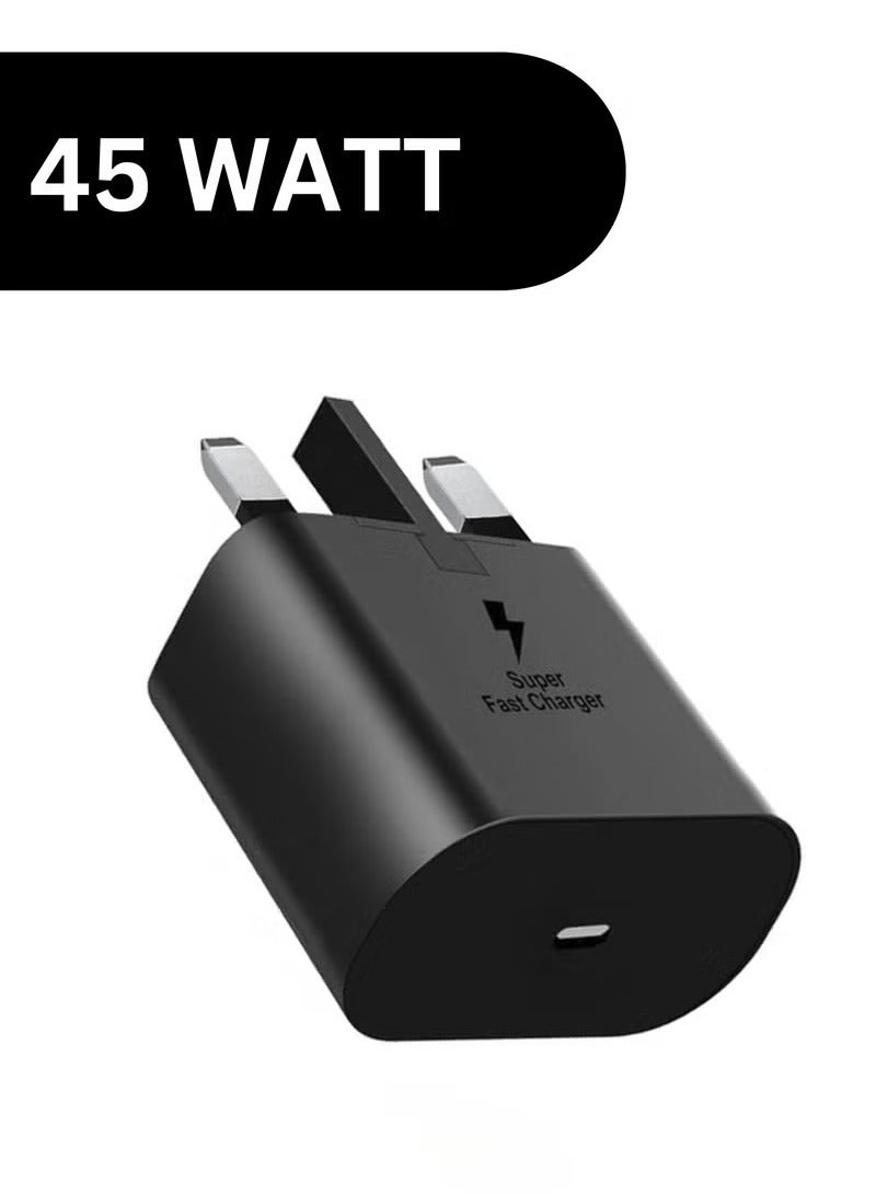 MIGOFAST 45W USB C Super Fast Charger  PD Power Adapter for Galaxy S25 S24 S23 S22 S21 S20 Ultra S24+ S23+ A55 A54 A53 A15 Fold Flip  More - Image 1