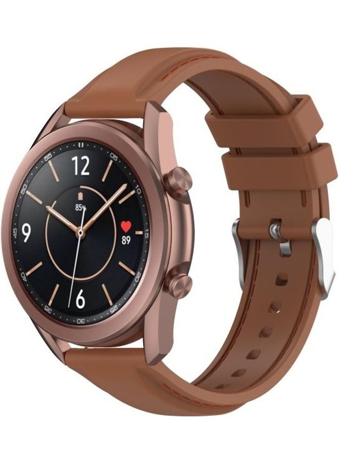 NIBEMINENT Replacement Strap for Samsung Galaxy Watch 3 Active2 /Gear Sport 20/41mm Brown - Image 3