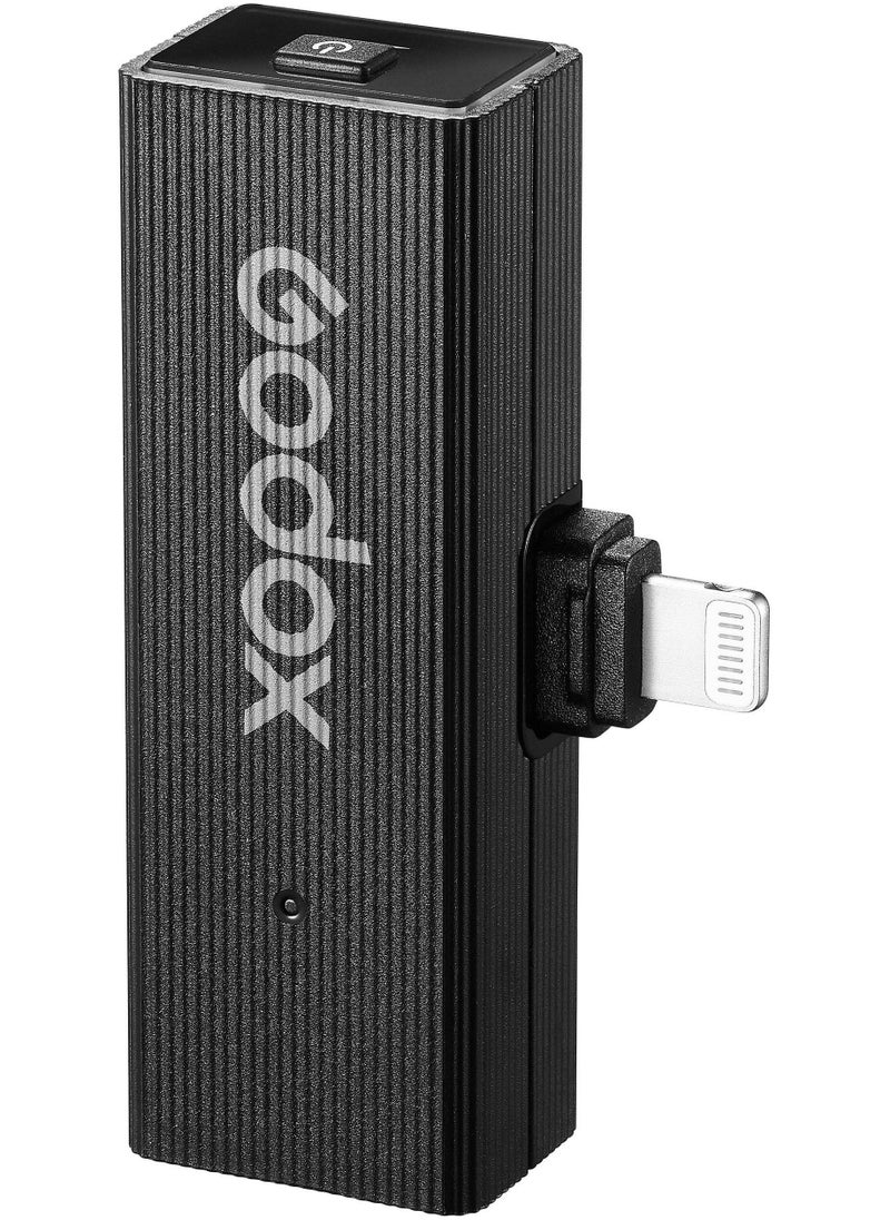 Godox - Godox MoveLink Mini LT 2-Person Wireless Microphone System for Cameras & iOS Devices (2.4 GHz, Classic Black) - Image 1