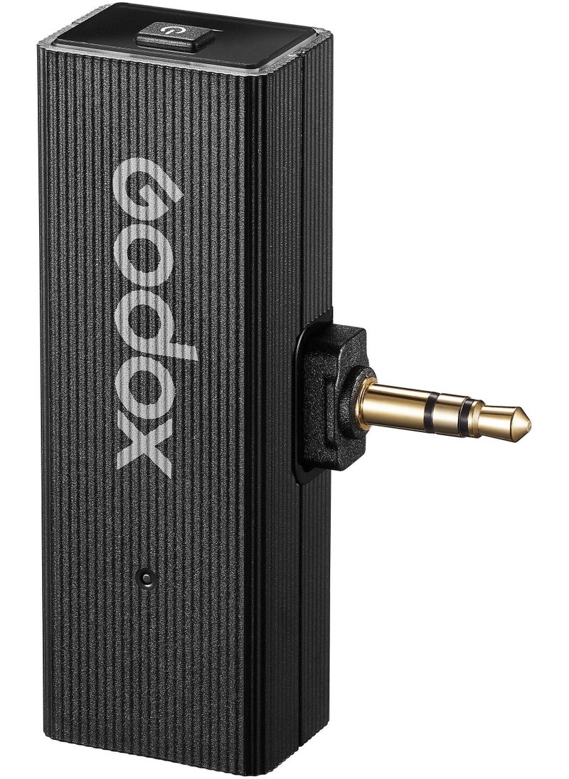 Godox - Godox MoveLink Mini LT 2-Person Wireless Microphone System for Cameras & iOS Devices (2.4 GHz, Classic Black) - Image 1
