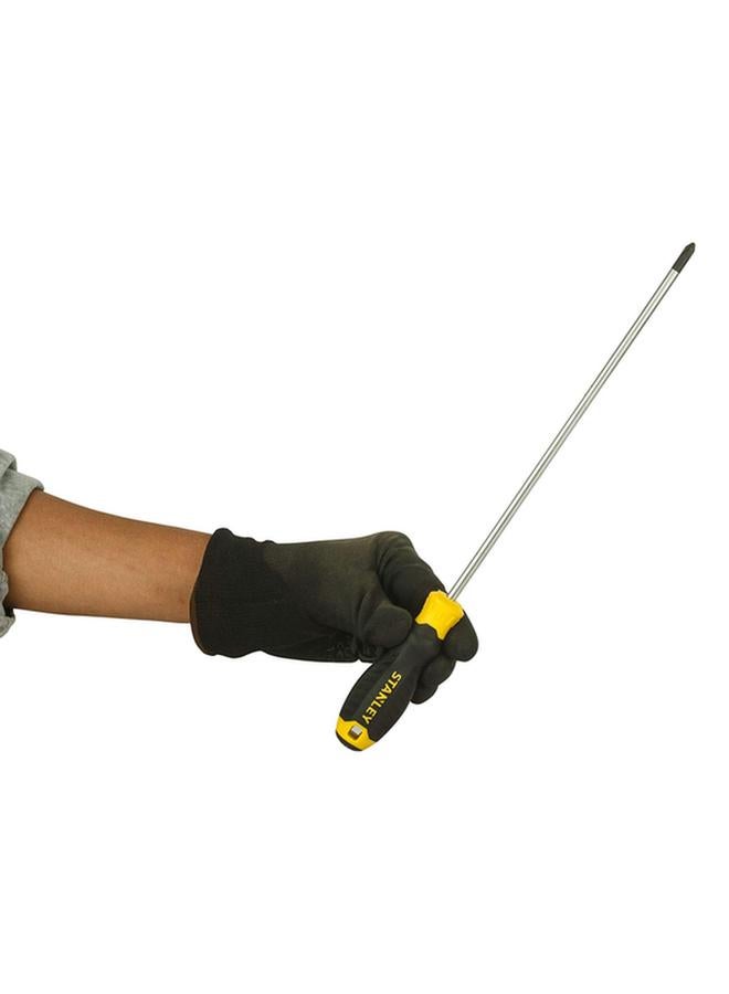 Stanley Cushion Grip Phillips Screwdriver Yellow and Black Ph#2 x 250mm  - Image 4