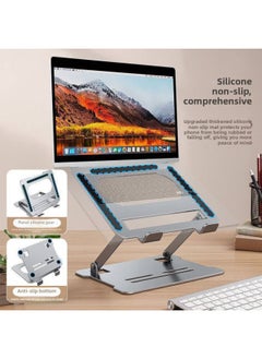 Generic Metal Laptop Bracket Computer Bracket Steel Gold Lifting Portable Elevator Base Folding Heat Dissipation-Color:Black Ink Color [refuse To Lower Your Head And Free Your Spine] Third Generation To Strengthen  - Image 5