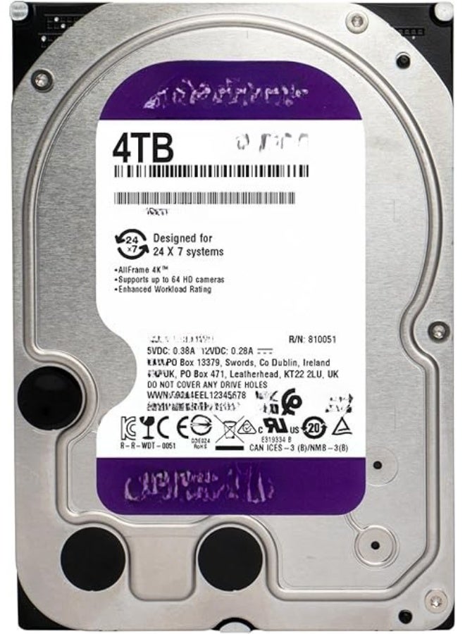 4TB Surveillance Hard Drive – High-Capacity Storage for 24/7 Security Systems - Image 2