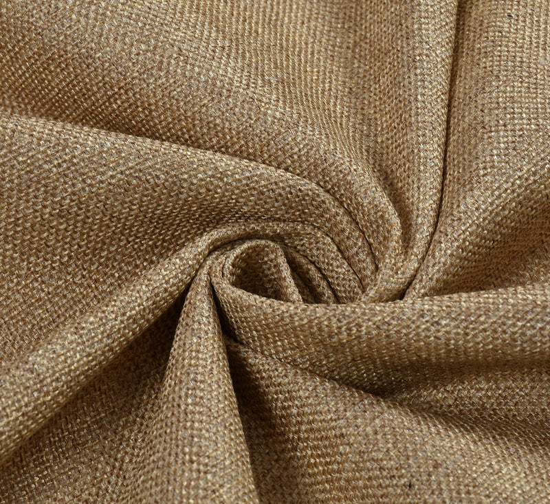 FRESH FROM LOOM Unstiched Jute Plain Solid Cloth - Rich Fabric for Sofa, Cushion, Table, Curtain - Beige (79 x 55 Inch/200 x 140 Cm - 2 Meter) - Image 2