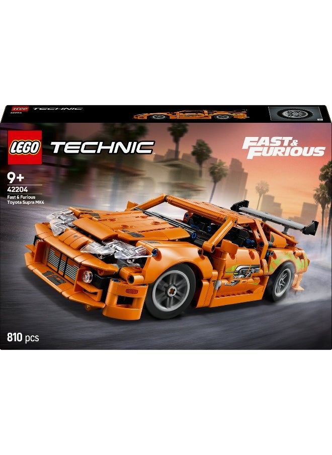 LEGO - LEGO Technic Fast and Furious Toyota Supra MK4 42204 Building Set (810 Pieces) - Image 1