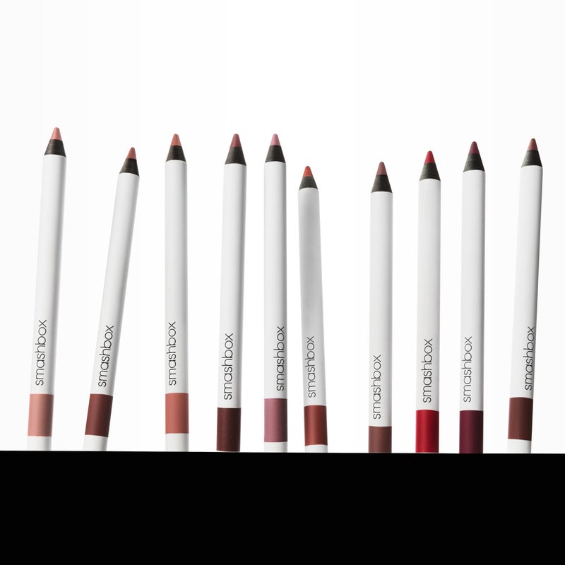 Smashbox Be Legendary Line & Prime Lip Liner Pencil | Creamy, Long Lasting, Precise Lip Liner Pencil for Shaping & Sculpting Lips, 0.04 Ounce, Dark Reddish Brown - Image 4