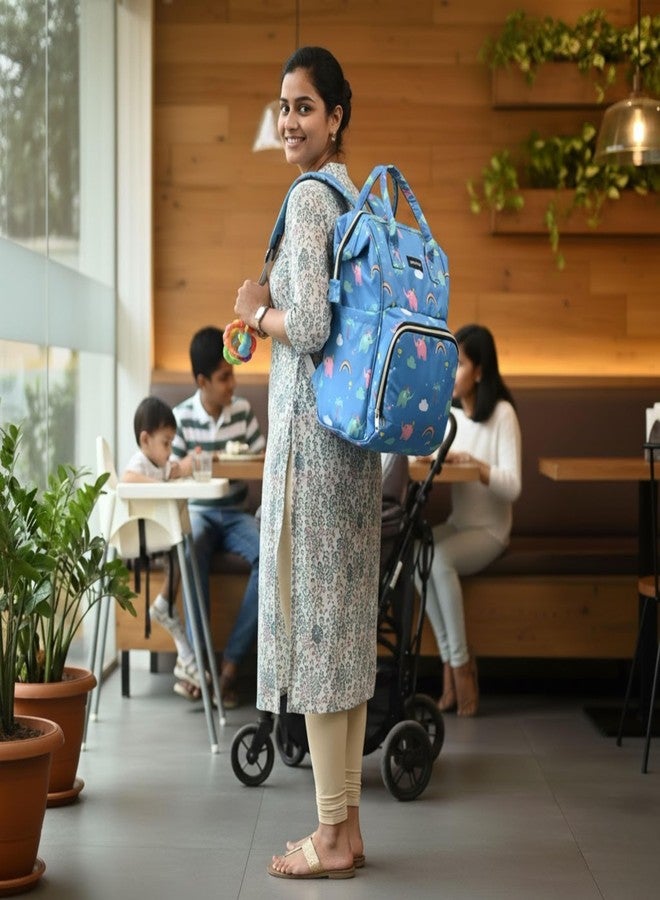 MAMMA Diaper Bag for Mothers for Travel, Baby Bag for Mother Travel, Hospital Bag for Delivery Women, Baby Diaper Bag for Mom, 12 Pockets Diaper Bags for Mothers with 9 Months Warranty - Image 2