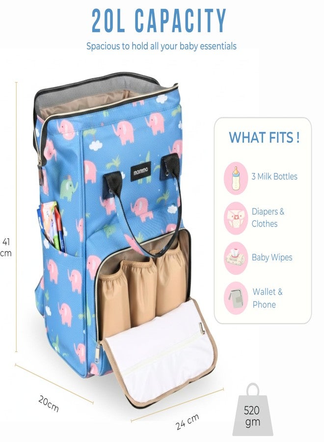 MAMMA Diaper Bag for Mothers for Travel, Baby Bag for Mother Travel, Hospital Bag for Delivery Women, Baby Diaper Bag for Mom, 12 Pockets Diaper Bags for Mothers with 9 Months Warranty - Image 3