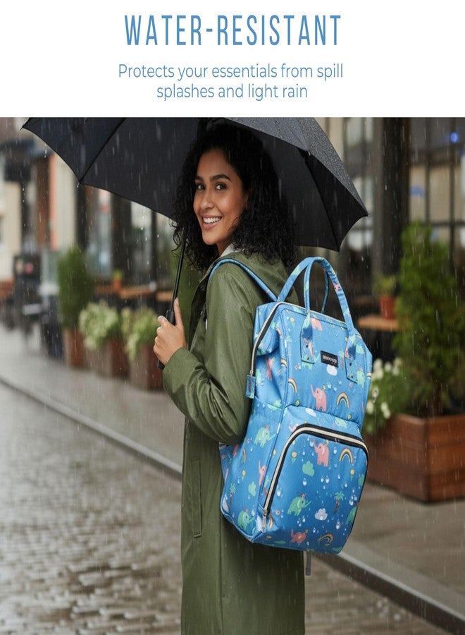 MAMMA Diaper Bag for Mothers for Travel, Baby Bag for Mother Travel, Hospital Bag for Delivery Women, Baby Diaper Bag for Mom, 12 Pockets Diaper Bags for Mothers with 9 Months Warranty - Image 5