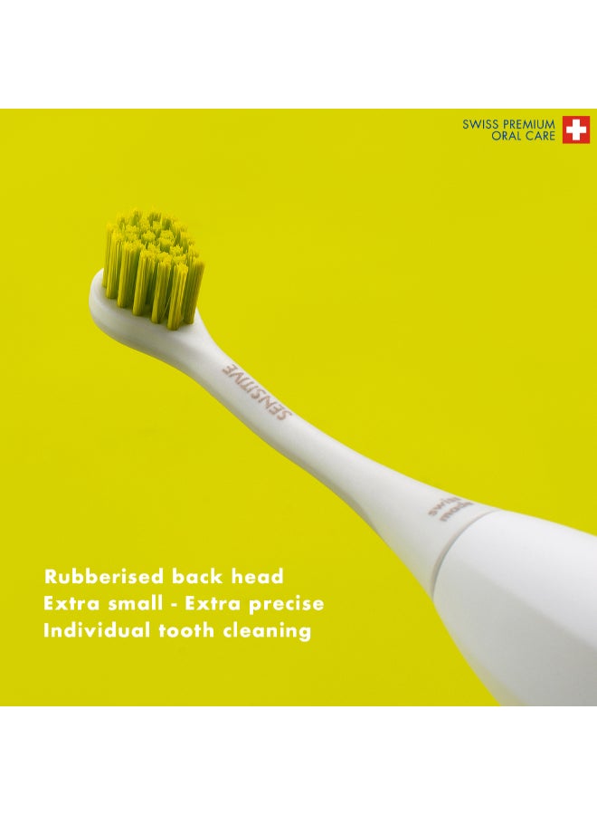 CURAPROX Hydrosonic Sensitive Brush Heads, Duo-Pack – New Ultra-Gentle Replacement Heads for Sonic Toothbrush, Megenta/Green - Image 3