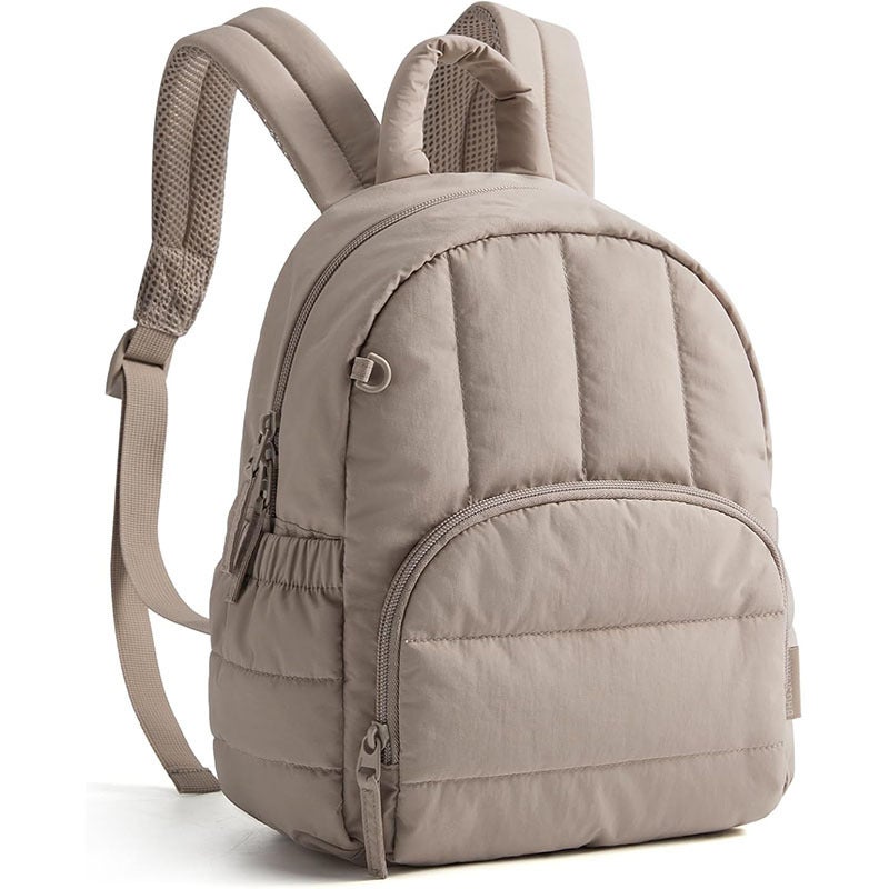 Women's Mini Backpack Lightweight Quilted Casual Waterproof Student School Bag - Image 1
