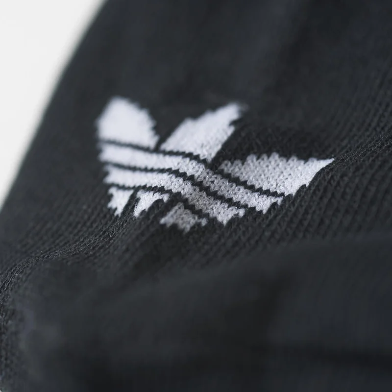 adidas Originals BLACK/BLACK/WHITE Trefoil Liner Socks 3 Pairs  | Best Price UAE