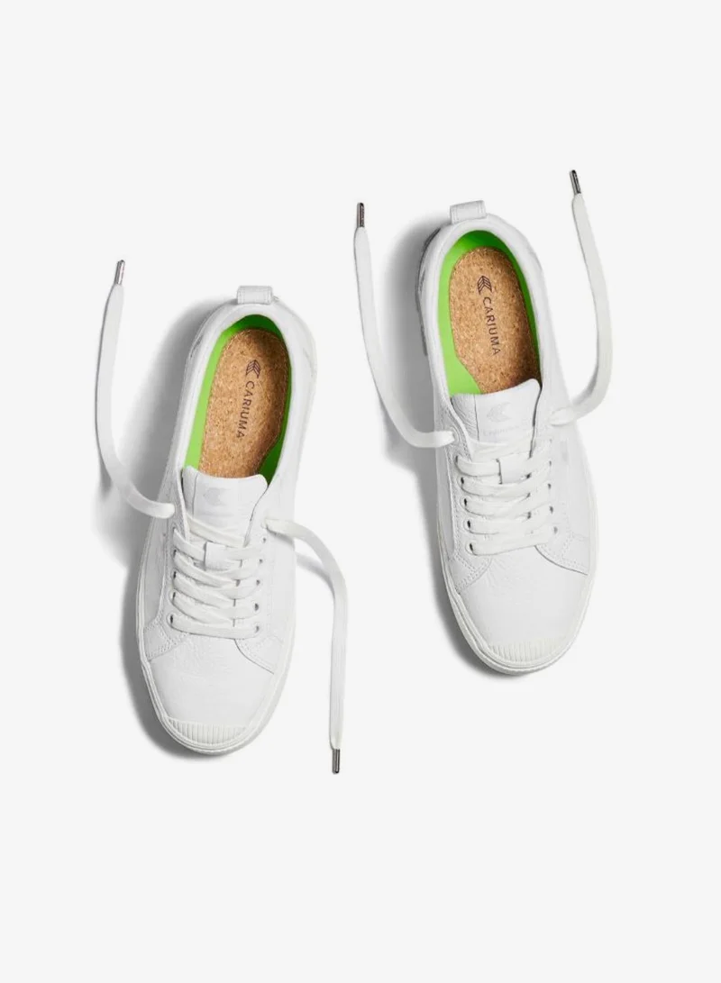Cariuma  OCA Low White Premium Leather Sneaker  | Best Price UAE