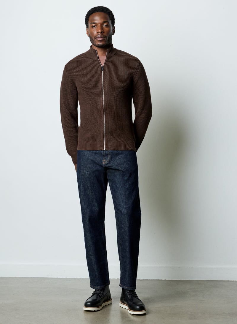 French Connection 1/2 Zip Knit Jumper - Image 1