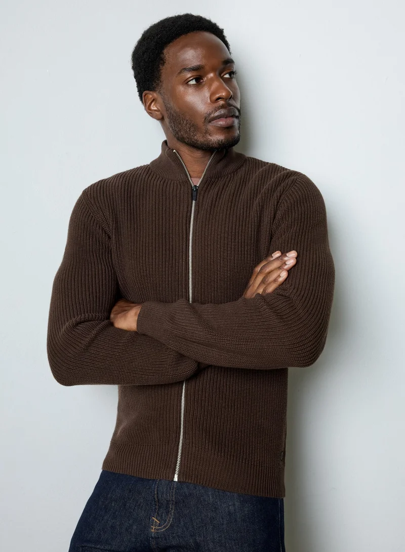 French Connection 1/2 Zip Knit Jumper