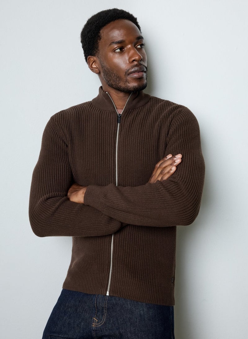 French Connection 1/2 Zip Knit Jumper - Image 1