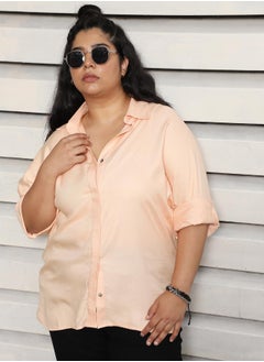 HIGH STAR Women Orange Shirts  - Image 5