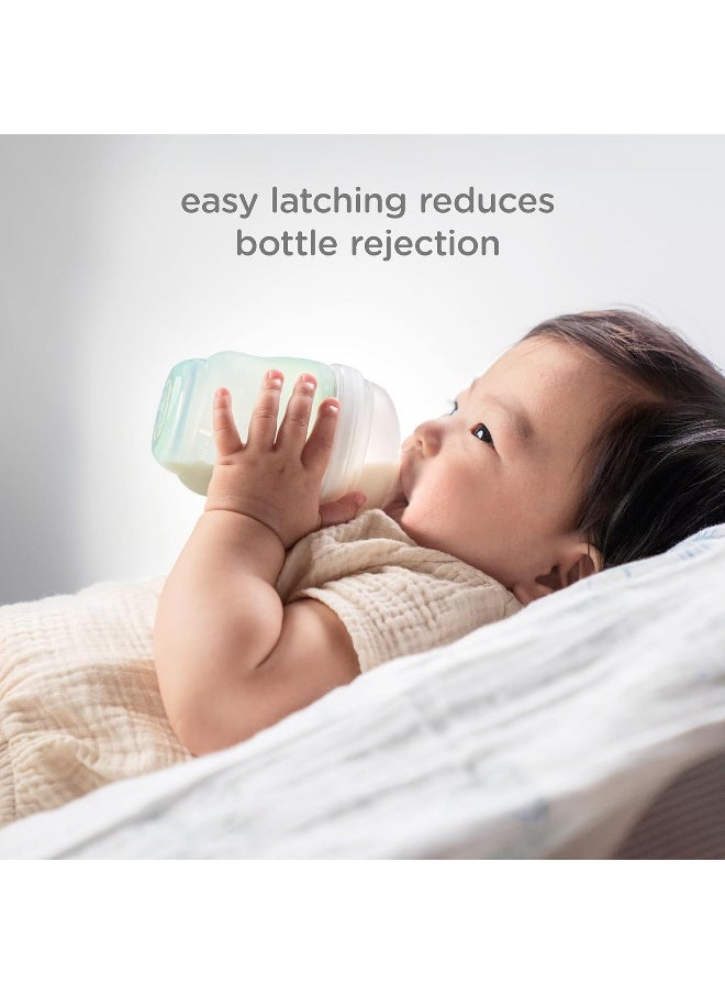 Olababy Olababy Gentle Bottle Silicone Replacement Nipple 2 Pack (6+ Months/Fast Flow)  - Image 2
