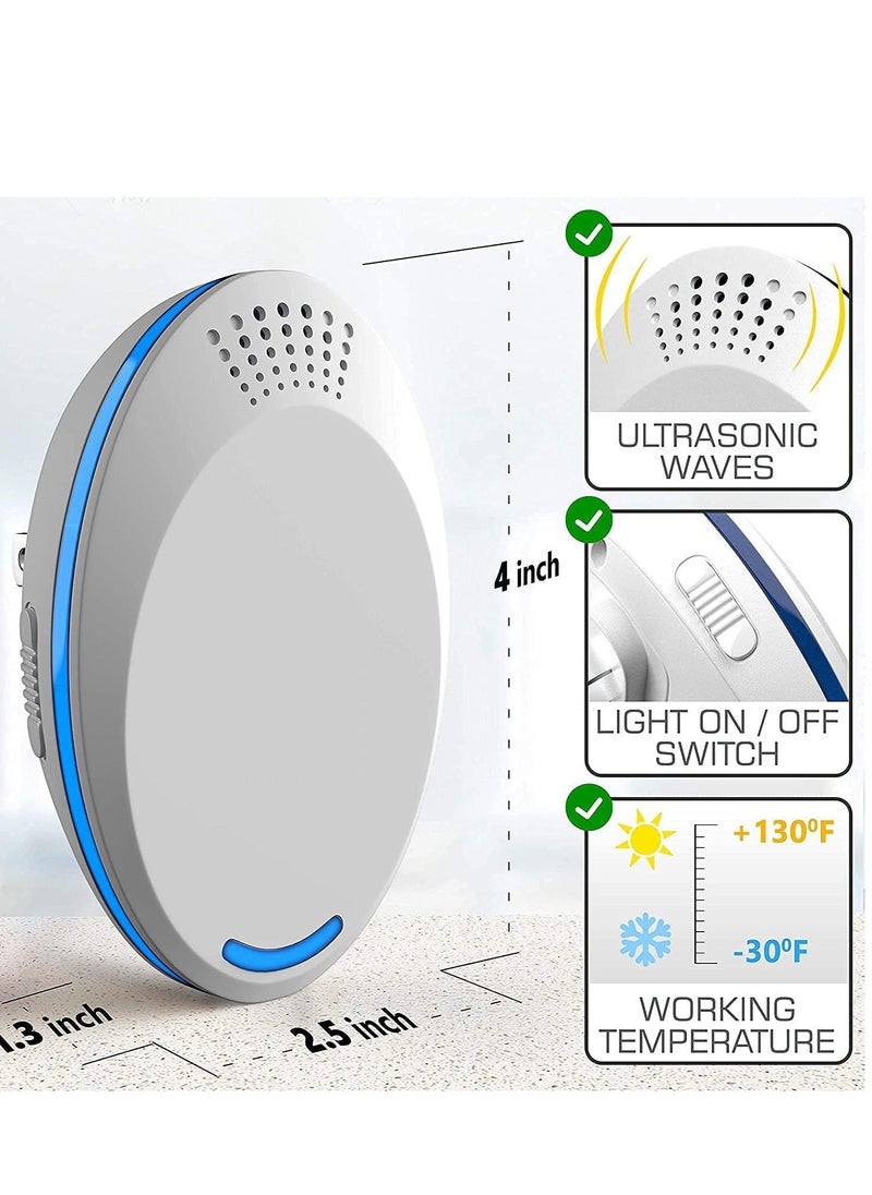 SYOSI - Ultrasonic Pest Repeller Plug in Electronic Insect Control Defender 2Pack Roach Bed Bug Mouse Rodent Mosquito Killer Indoor - Image 1