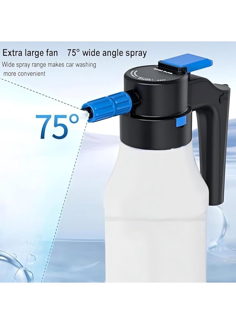 بخاخة رغوة سيارة كهربائية ، مناسبة للمنزل ، تنظيف جمال السيارة في الحديقة ، إكسسوارات سيارة (1.5 لتر) - Image 3