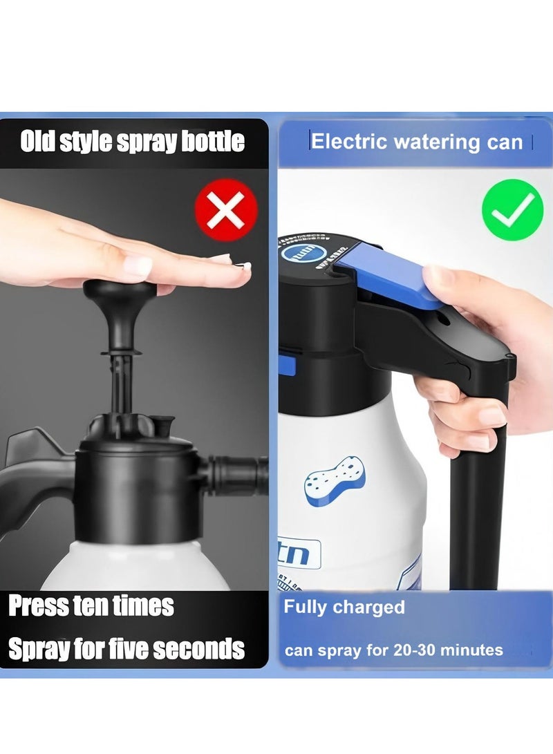 بخاخة رغوة سيارة كهربائية ، مناسبة للمنزل ، تنظيف جمال السيارة في الحديقة ، إكسسوارات سيارة (1.5 لتر) - Image 4